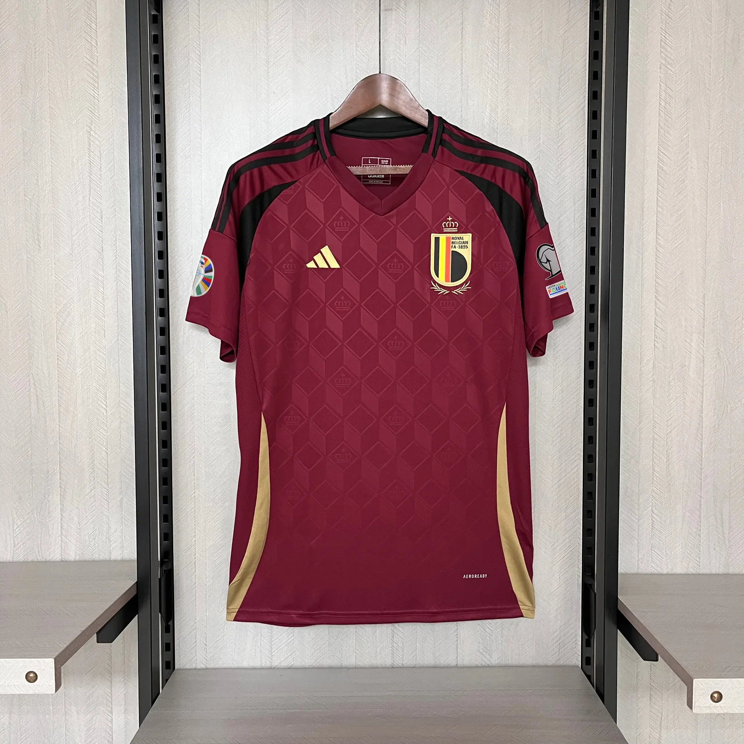 Camisa I Bélgica 24-25 Adidas — foto 1