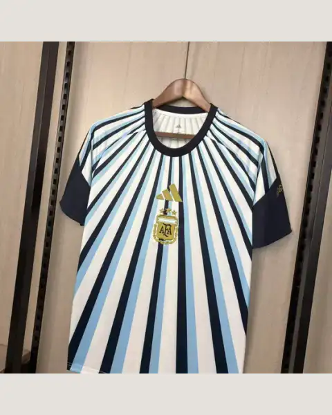 Camisa Pré-Jogo Argentina 26-27 Adidas — foto frontal