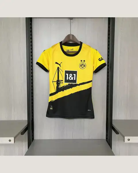 Camisa I Feminina Dortmund 23-24 Puma — foto frontal