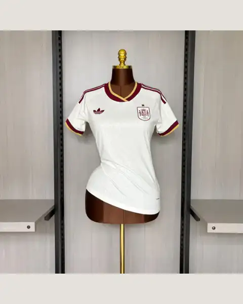 Camisa II Feminina Espanha 26-27 Adidas — foto frontal