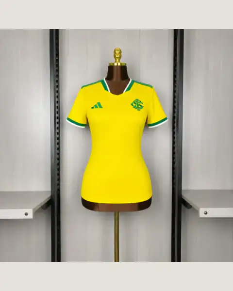 Camisa Feminina Internacional Brasil 26/27 Adidas — foto frontal