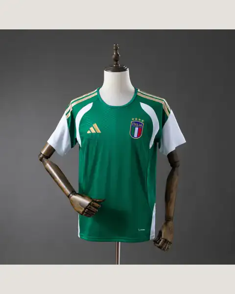 Camisa Pré-Jogo Itália 26-27 Adidas — foto frontal